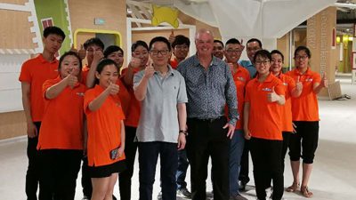 Jatcorp (ASX:JAT) - Managing Director, Wilton Yao (centre)