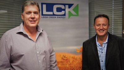 Leigh Creek Energy (ASX:LCK) - Managing Director, Phil Staveley (left)