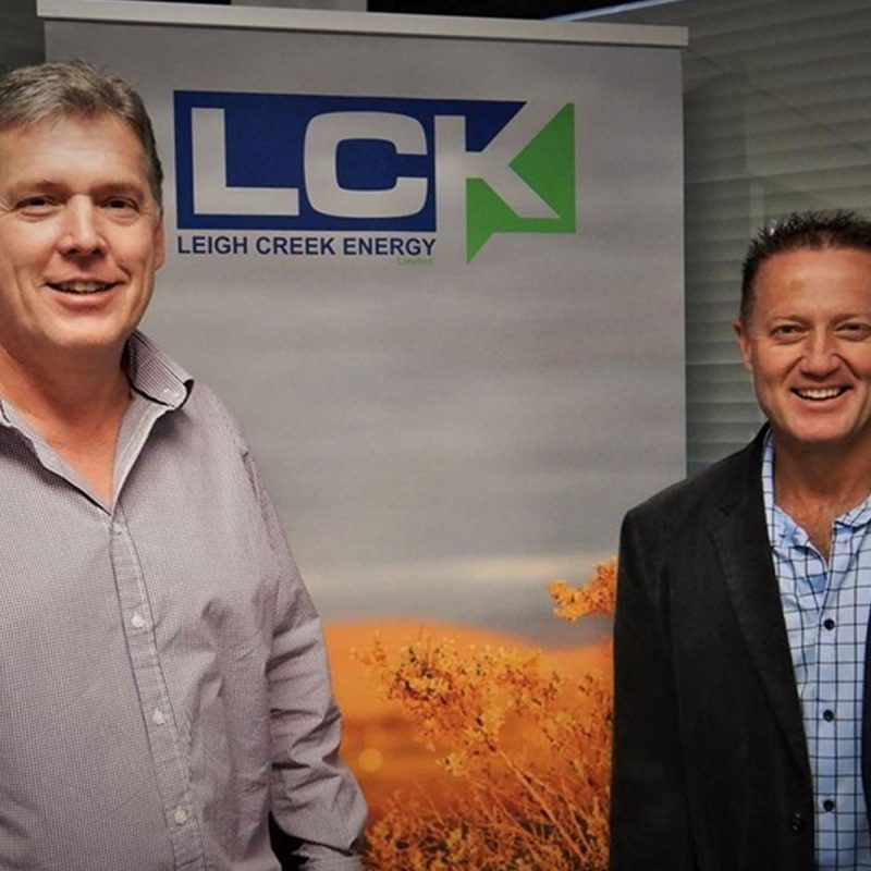 Leigh Creek Energy (ASX:LCK) - Managing Director, Phil Staveley (left)