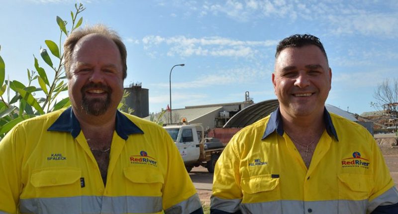 Red River Resources (ASX:RVR) - Managing Director, Mel Palancian (right)