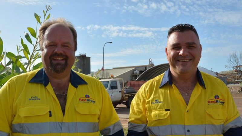 Red River Resources (ASX:RVR) - Managing Director, Mel Palancian (right)