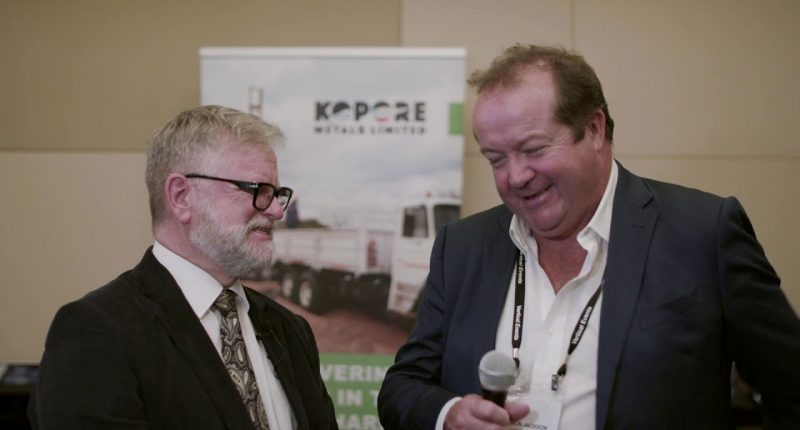 Kopore Metals (ASX:KMT) - Managing Director, Simon Jackson (right)