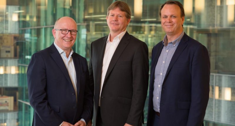 New Hope Corporation (ASX:NHC) - Incoming CEO, Reinhold Schmidt (middle)