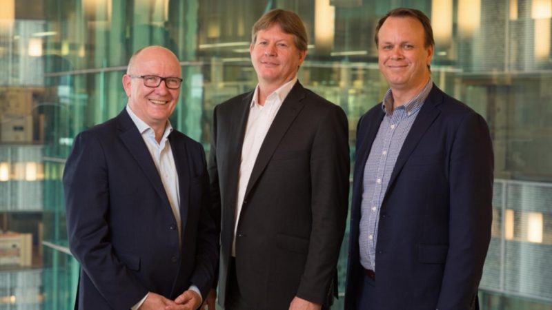 New Hope Corporation (ASX:NHC) - Incoming CEO, Reinhold Schmidt (middle)