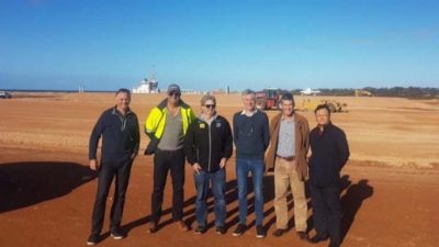 Andromeda Metals (ASX:ADN) - Managing Director, James Marsh (second right)