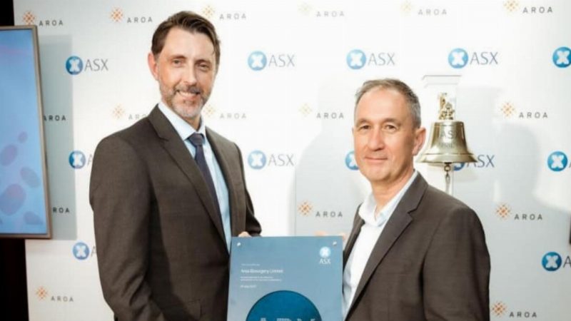 Aroa Resources (ASX:ARX) - Managing Director & CEO, Brian Ward (right)