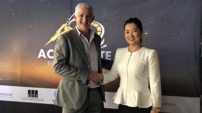 Accelerate Resources (ASX:AX8) - Managing Director, Yaxi Zhan (right)