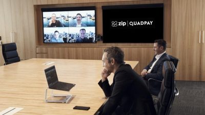 Zip CO (ASx:Z1P) - CEO, Larry Diamond (front))