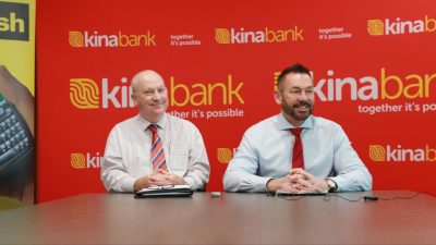 Kina Securities (ASX:KSL) - CEO & MD, Greg Pawson (Right)