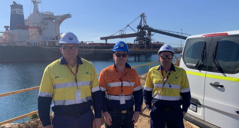 Macarthur Minerals (ASX:MIO) - Dr Dean Carter, Projects General Manager (centre)