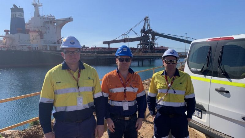 Macarthur Minerals (ASX:MIO) - Dr Dean Carter, Projects General Manager (centre)