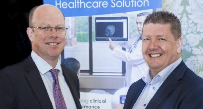 Oneview Healthcare (ASX:ONE) - CEO, James Fitter (left) and President & Founder, Mark McCloskey (right)