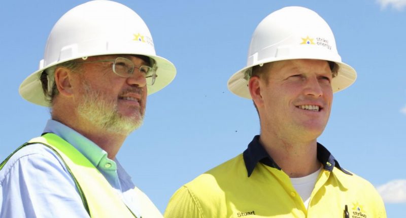 Strike Energy (ASX:STX) - CEO & Managing Director, Stuart Nicholls (right)