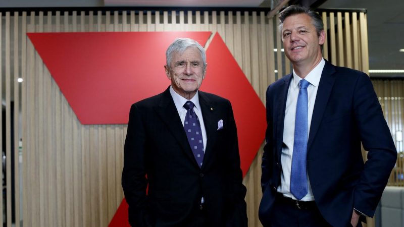 Seven West Media (ASX:SWM) - Chairman, Kerry Stokes (left), and CEO, James Warburton