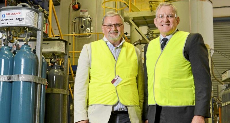 Lithium Australia (ASX:LIT)- Managing Director, Adrian Griffin (left)