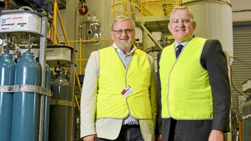Lithium Australia (ASX:LIT)- Managing Director, Adrian Griffin (left)