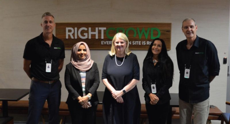 RightCrowd (ASX:RCW) - CEO, Peter Hill (far right)