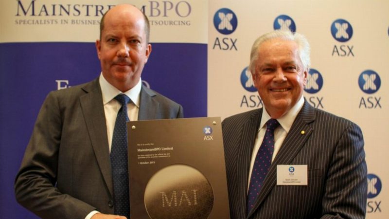 Mainstream Group Holdings (ASX:MAI) - CEO, Martin Smith (left)