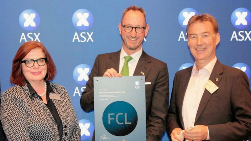 FINEOS (ASX:FCL) - Founder and CEO, Michael Kelly (far right)