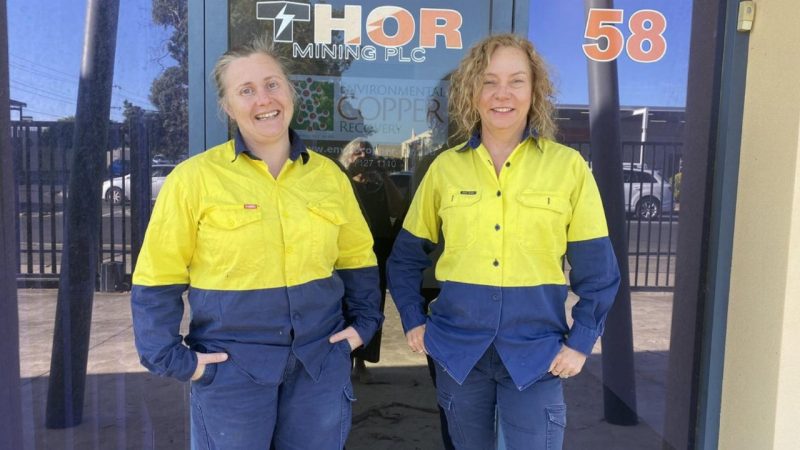Thor Mining (ASX:THR) - Managing Director, Nicole Galloway Warland (right)