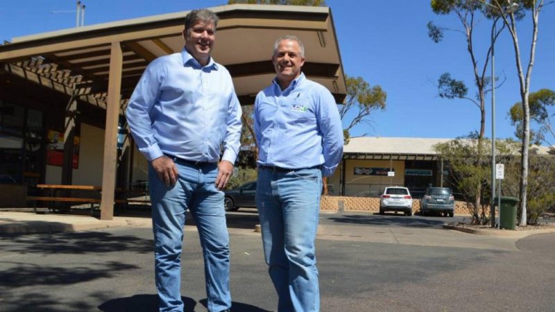 Leigh Creek Energy (ASX:LCK) - Managing Director, Phil Stavely (left)