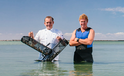 Angel Seafood (ASX:AS1) - Chairman Tim Goldsmith (left) and CEO, Zac Halman (right)