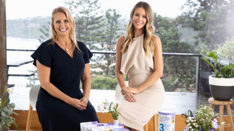 Bubs Australia (ASX:BUB) - Founder & CEO, Kristy Carr (left) and Brand Ambassador, Jennifer Hawkins (right)