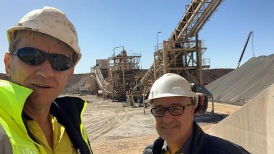 Nexus Minerals (ASX:NXM) - Managing Director, Andy Tudor (left)