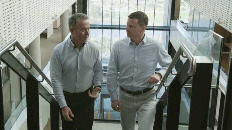 Objective Corporation (ASX:OCL) - CEO, Tony Walls (left) and Ben Hobby (right)