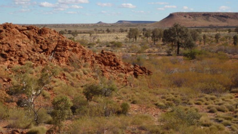 Outcropping Heavitree Quartzite in the Western Amadeus Basin