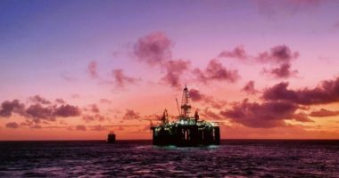 The Diamond Offshore Ocean Onyx rig on completion of the offshore Otway Basin drilling campaign.