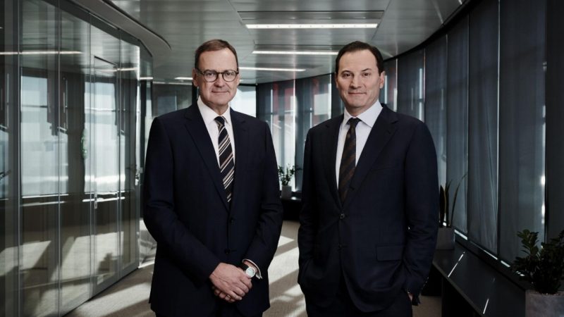 Origin Energy (ASX:ORG) - Chairman, Scott Perkins [left] and CEO, Frank Calabria [right]