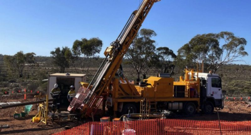 Diamond drilling underway at Feysville's Think Big deposit, WA.
