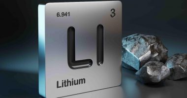 Image of the lithium element and metal.