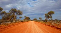 Outback road pindan dirt