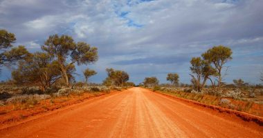 Outback road pindan dirt