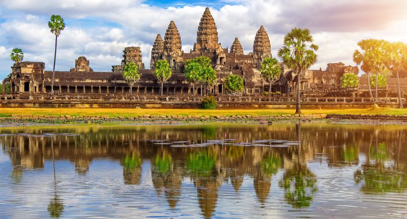 Angkor Wat Temple, Siem reap in Cambodia.