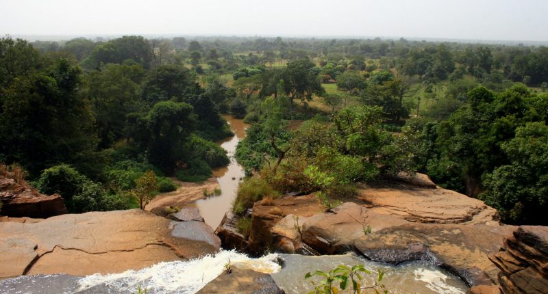 Image of waterfalls in Burkina Faso.