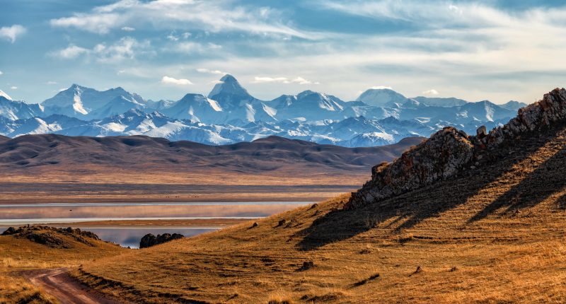 Photo of mountains in Kazakhstan