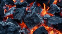 Image of coals in a fire.