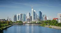 Frankfurt city skyline