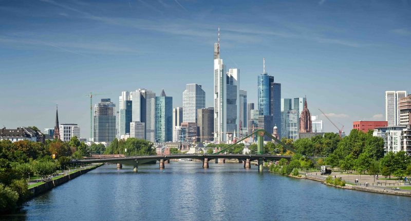 Frankfurt city skyline