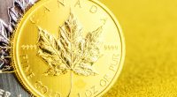 Image of gold Canadian currency