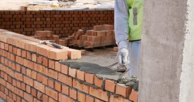 Bricklaying work