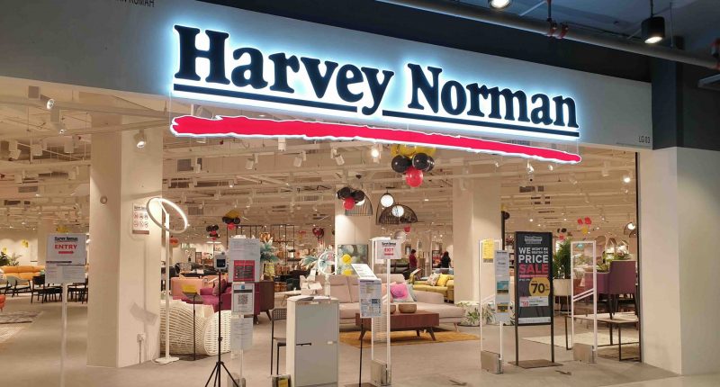 Harvey Norman shopfront