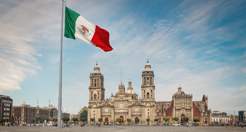 Zocalo Square in Mexico City