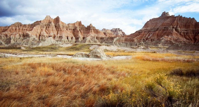 Badlands in South Dakota