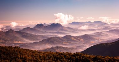 Landscape of Minas Gerais in Brazil