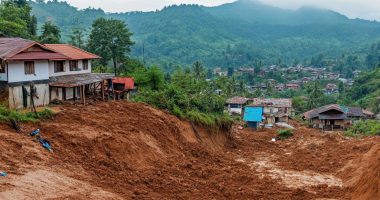 AI image of a mud slide