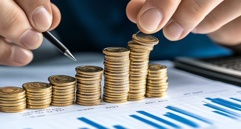 Image of a person counting money